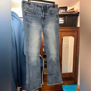 American Eagle Outfitters Blue Flare Jeans